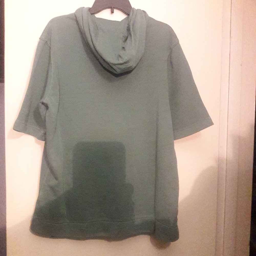 ✂️45 Nike Logo Pullover Hoodie in Green - Picture 6 of 7